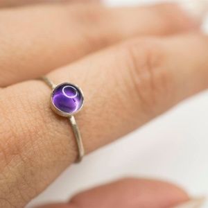 Amethyst Gemstone Ring